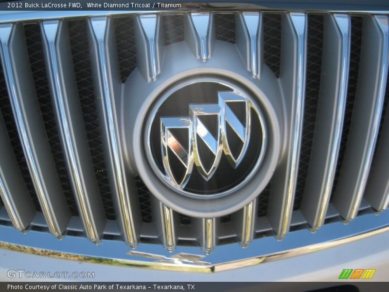 White Diamond Tricoat / Titanium 2012 Buick LaCrosse FWD