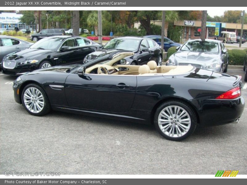 Midnight Black / Caramel/Caramel 2012 Jaguar XK XK Convertible