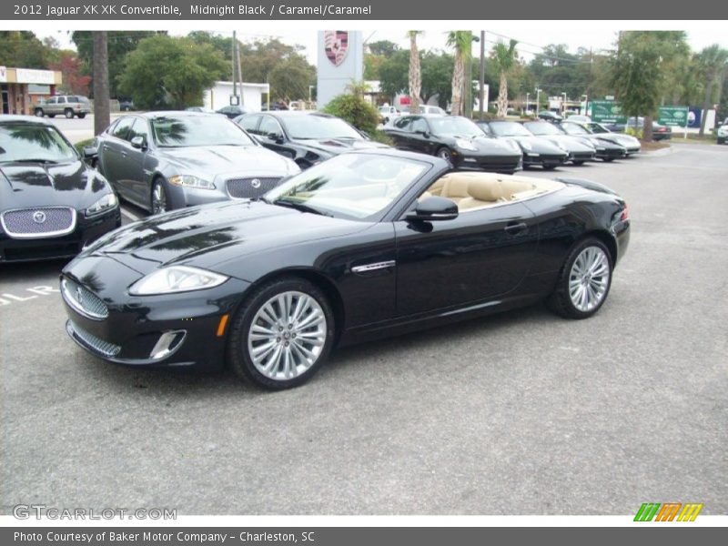 Midnight Black / Caramel/Caramel 2012 Jaguar XK XK Convertible