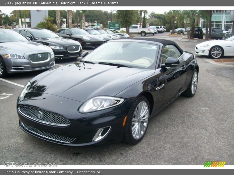 Midnight Black / Caramel/Caramel 2012 Jaguar XK XK Convertible
