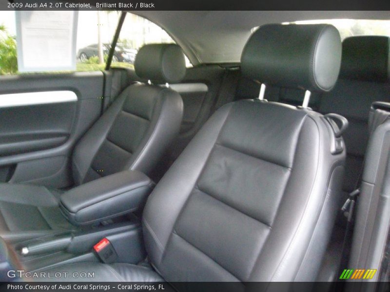 Brilliant Black / Black 2009 Audi A4 2.0T Cabriolet