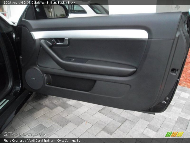 Brilliant Black / Black 2009 Audi A4 2.0T Cabriolet