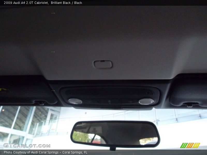 Brilliant Black / Black 2009 Audi A4 2.0T Cabriolet