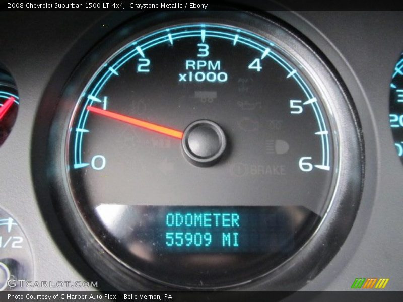 Graystone Metallic / Ebony 2008 Chevrolet Suburban 1500 LT 4x4