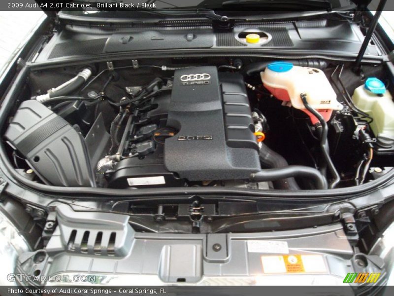  2009 A4 2.0T Cabriolet Engine - 2.0 Liter FSI Turbocharged DOHC 16-Valve VVT 4 Cylinder