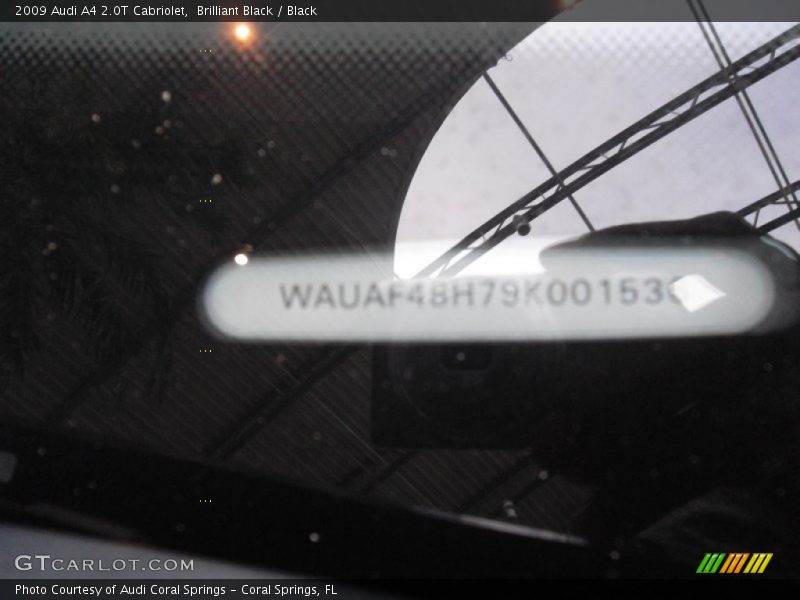 Brilliant Black / Black 2009 Audi A4 2.0T Cabriolet