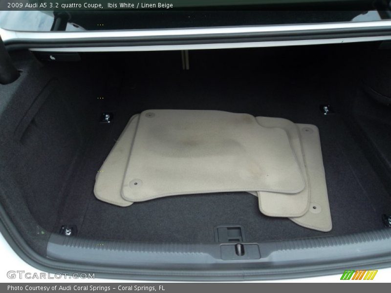 Ibis White / Linen Beige 2009 Audi A5 3.2 quattro Coupe