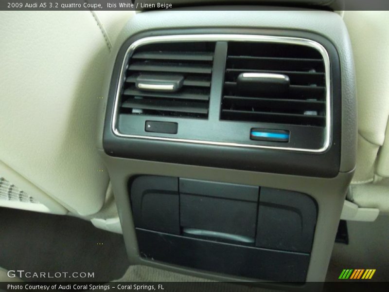 Ibis White / Linen Beige 2009 Audi A5 3.2 quattro Coupe