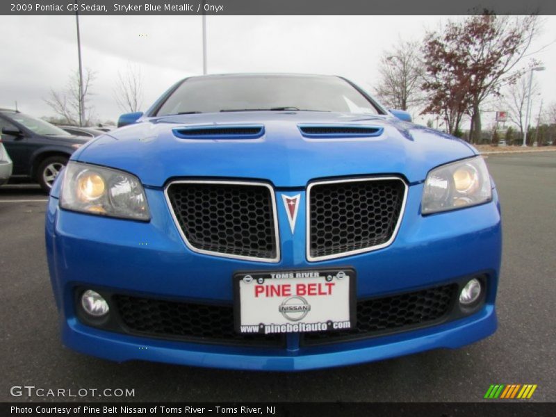 Stryker Blue Metallic / Onyx 2009 Pontiac G8 Sedan
