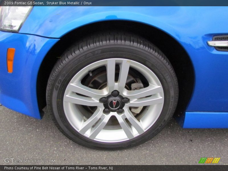 Stryker Blue Metallic / Onyx 2009 Pontiac G8 Sedan