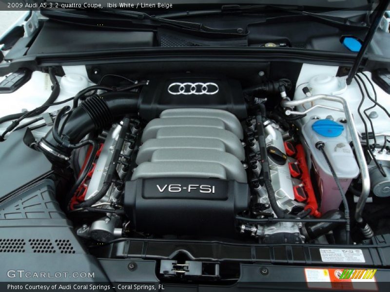 Ibis White / Linen Beige 2009 Audi A5 3.2 quattro Coupe