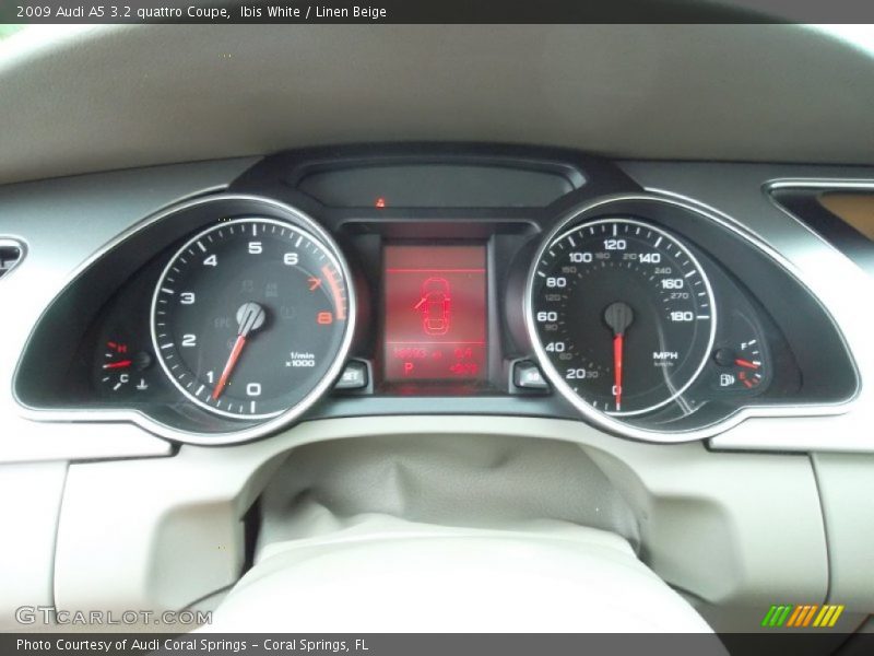 Ibis White / Linen Beige 2009 Audi A5 3.2 quattro Coupe