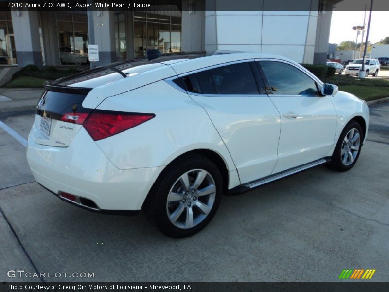  2010 ZDX AWD Aspen White Pearl