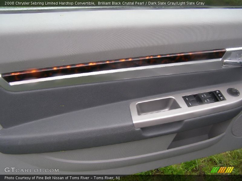 Brilliant Black Crystal Pearl / Dark Slate Gray/Light Slate Gray 2008 Chrysler Sebring Limited Hardtop Convertible
