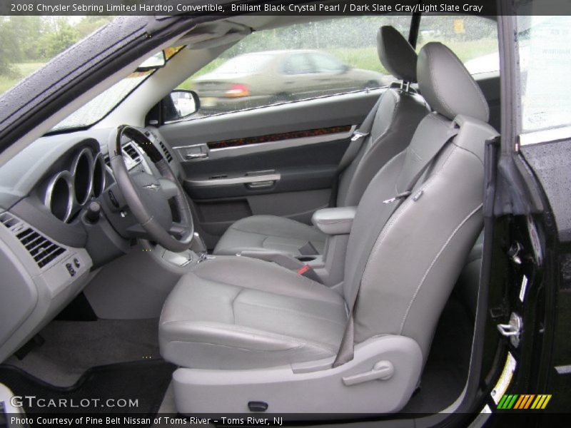 Brilliant Black Crystal Pearl / Dark Slate Gray/Light Slate Gray 2008 Chrysler Sebring Limited Hardtop Convertible