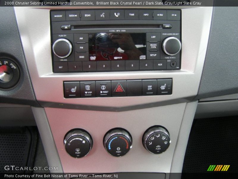 Brilliant Black Crystal Pearl / Dark Slate Gray/Light Slate Gray 2008 Chrysler Sebring Limited Hardtop Convertible
