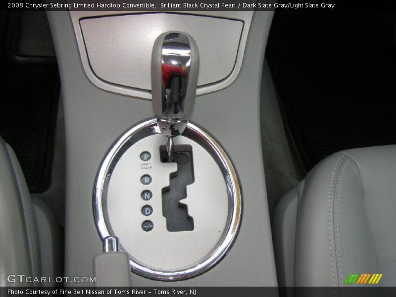 Brilliant Black Crystal Pearl / Dark Slate Gray/Light Slate Gray 2008 Chrysler Sebring Limited Hardtop Convertible