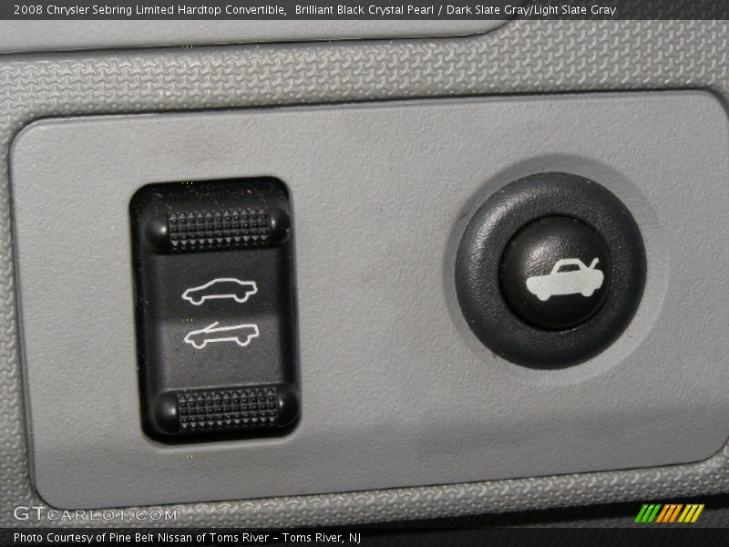 Brilliant Black Crystal Pearl / Dark Slate Gray/Light Slate Gray 2008 Chrysler Sebring Limited Hardtop Convertible