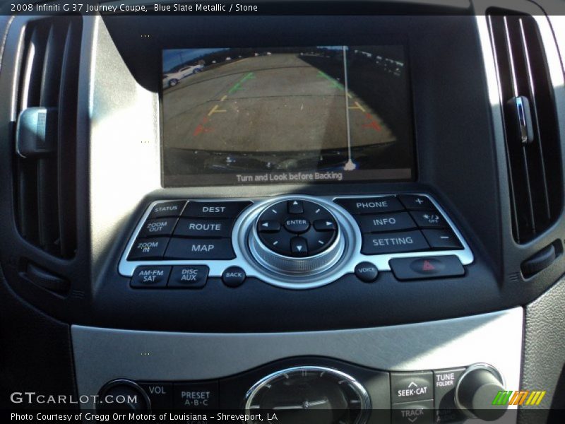 Blue Slate Metallic / Stone 2008 Infiniti G 37 Journey Coupe