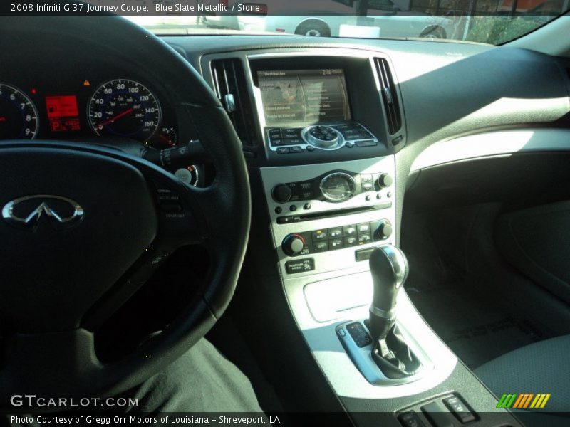 Blue Slate Metallic / Stone 2008 Infiniti G 37 Journey Coupe