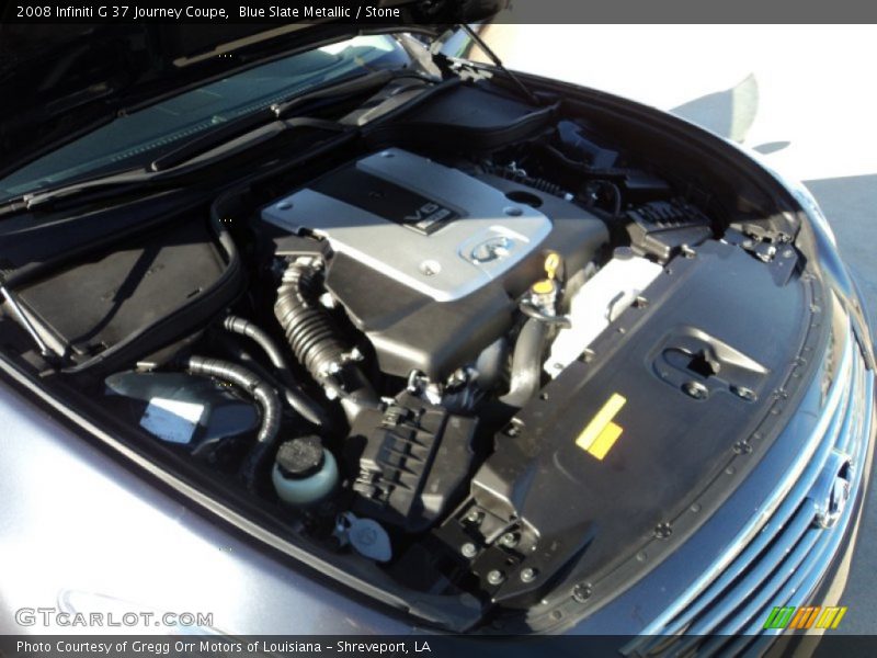 Blue Slate Metallic / Stone 2008 Infiniti G 37 Journey Coupe