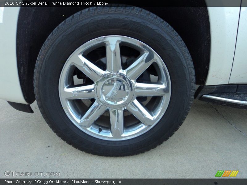 White Diamond Tricoat / Ebony 2010 GMC Yukon Denali
