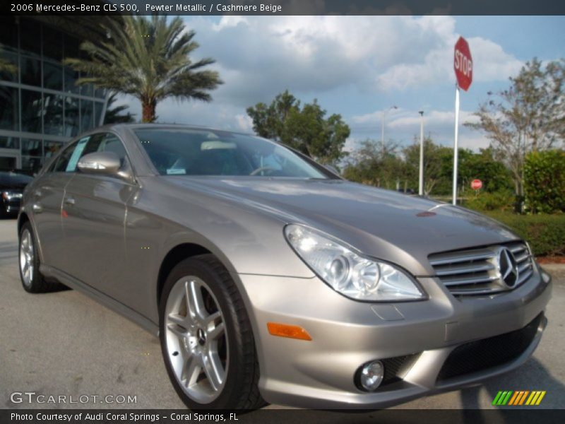 Pewter Metallic / Cashmere Beige 2006 Mercedes-Benz CLS 500