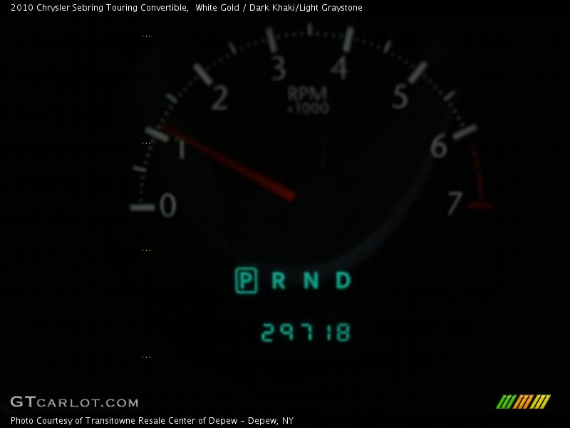 White Gold / Dark Khaki/Light Graystone 2010 Chrysler Sebring Touring Convertible