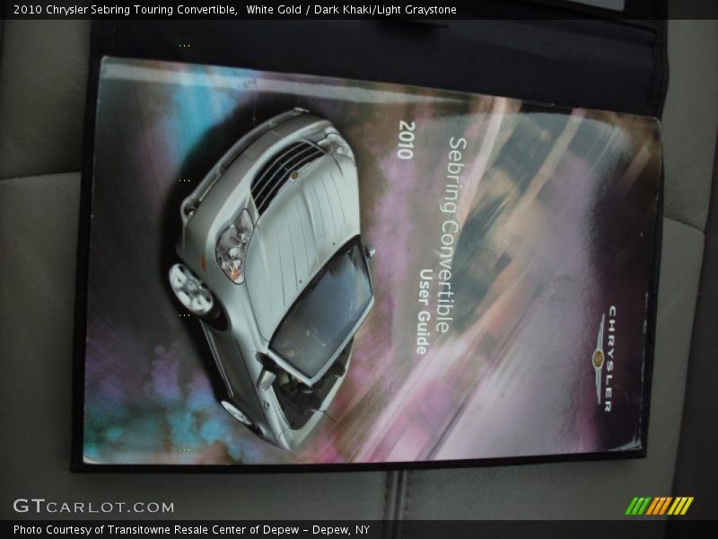 White Gold / Dark Khaki/Light Graystone 2010 Chrysler Sebring Touring Convertible