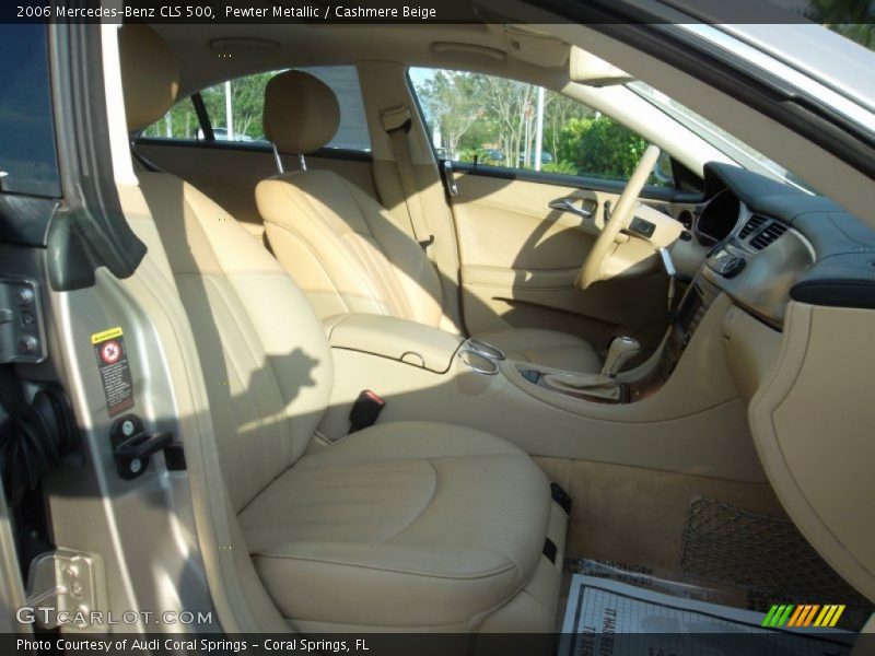 Pewter Metallic / Cashmere Beige 2006 Mercedes-Benz CLS 500