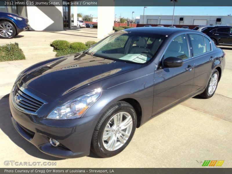 Blue Slate / Graphite 2012 Infiniti G 25 Journey Sedan