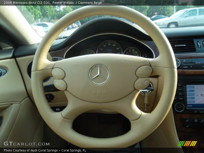 Pewter Metallic / Cashmere Beige 2006 Mercedes-Benz CLS 500