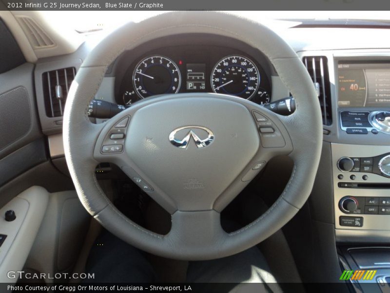 Blue Slate / Graphite 2012 Infiniti G 25 Journey Sedan