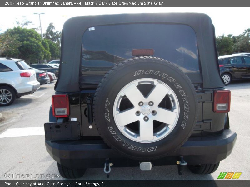 Black / Dark Slate Gray/Medium Slate Gray 2007 Jeep Wrangler Unlimited Sahara 4x4