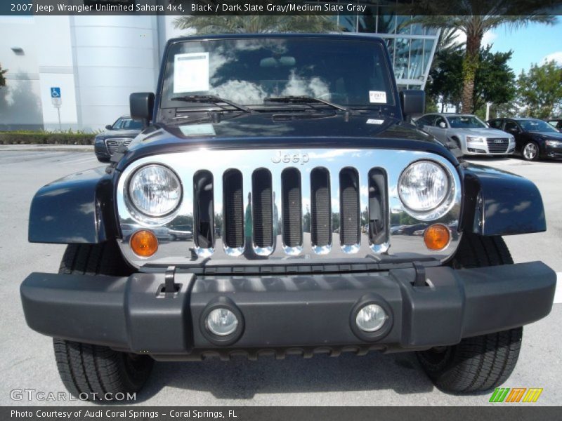 Black / Dark Slate Gray/Medium Slate Gray 2007 Jeep Wrangler Unlimited Sahara 4x4