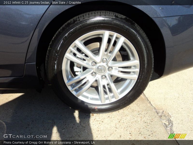 Blue Slate / Graphite 2012 Infiniti G 25 Journey Sedan