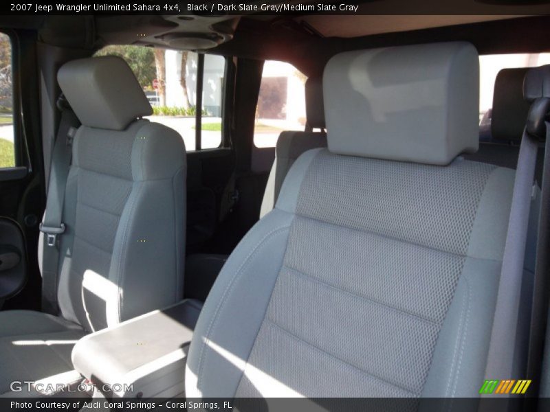 Black / Dark Slate Gray/Medium Slate Gray 2007 Jeep Wrangler Unlimited Sahara 4x4
