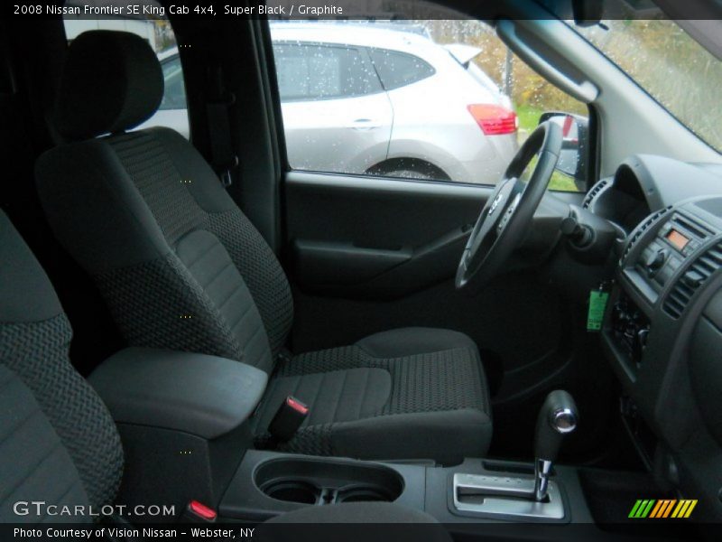 Super Black / Graphite 2008 Nissan Frontier SE King Cab 4x4