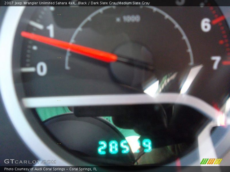 Black / Dark Slate Gray/Medium Slate Gray 2007 Jeep Wrangler Unlimited Sahara 4x4