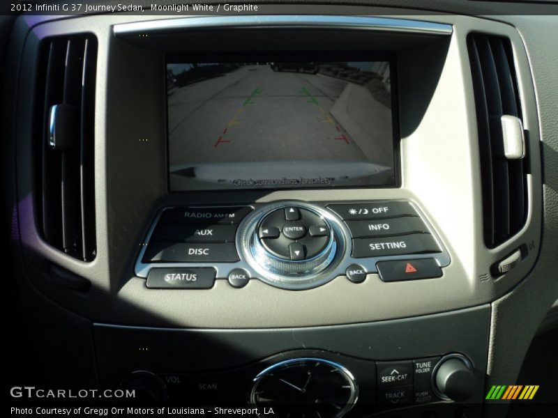 Moonlight White / Graphite 2012 Infiniti G 37 Journey Sedan