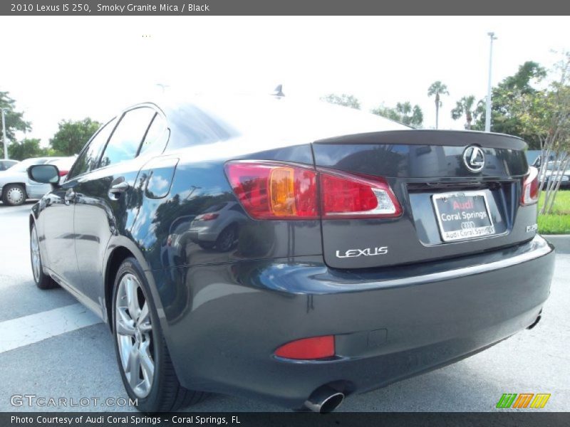 Smoky Granite Mica / Black 2010 Lexus IS 250