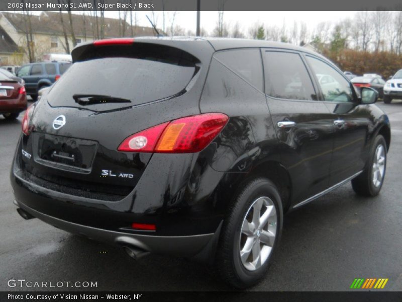 Super Black / Black 2009 Nissan Murano SL AWD