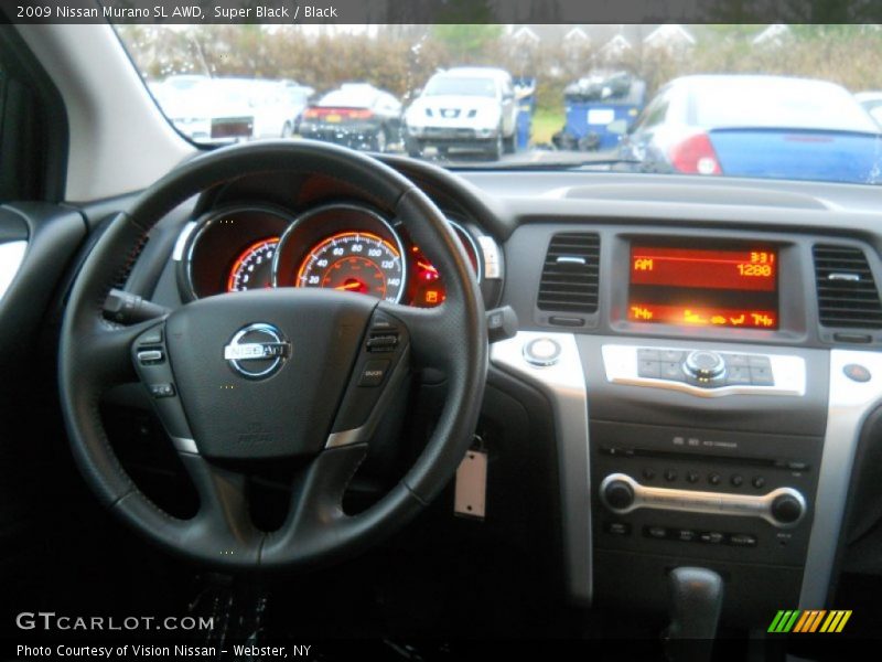 Super Black / Black 2009 Nissan Murano SL AWD