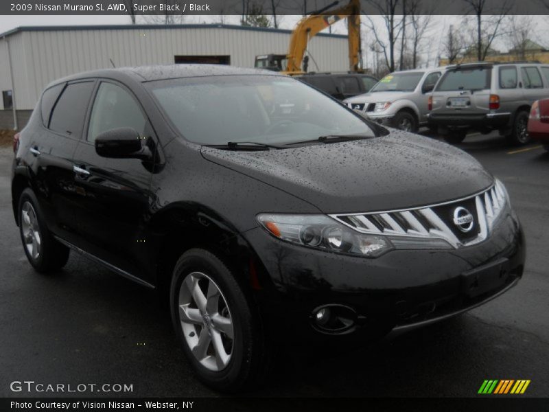 Super Black / Black 2009 Nissan Murano SL AWD