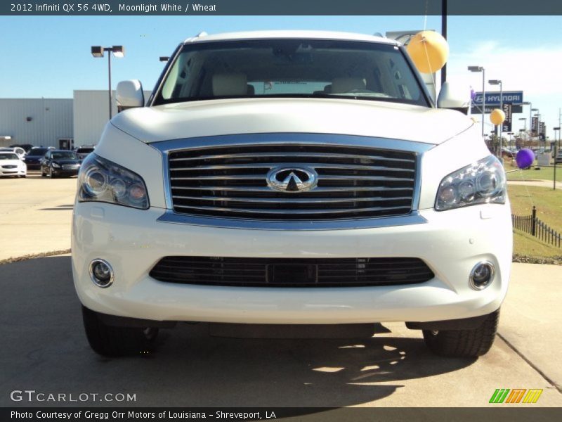 Moonlight White / Wheat 2012 Infiniti QX 56 4WD