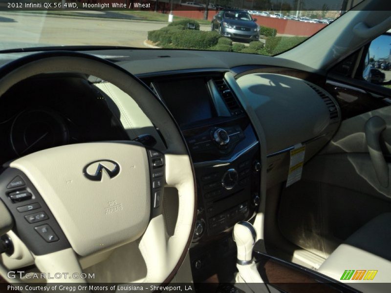 Moonlight White / Wheat 2012 Infiniti QX 56 4WD