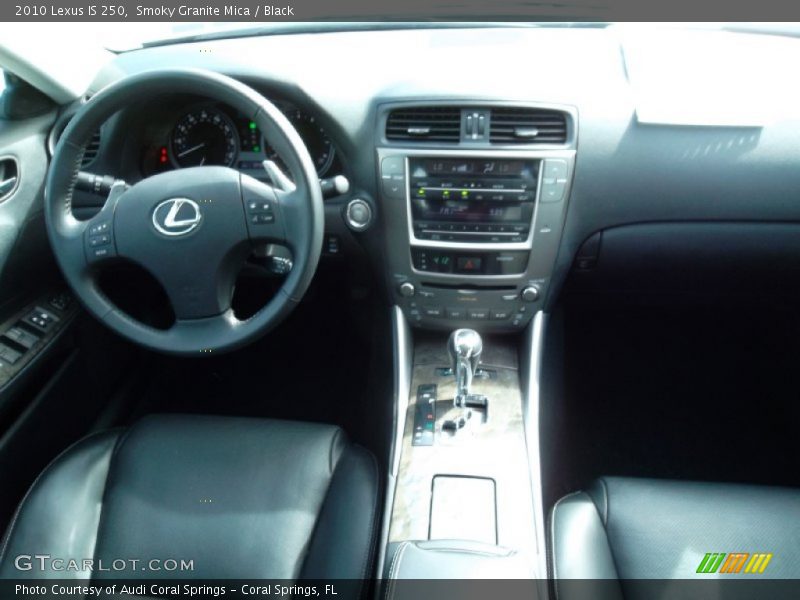 Smoky Granite Mica / Black 2010 Lexus IS 250