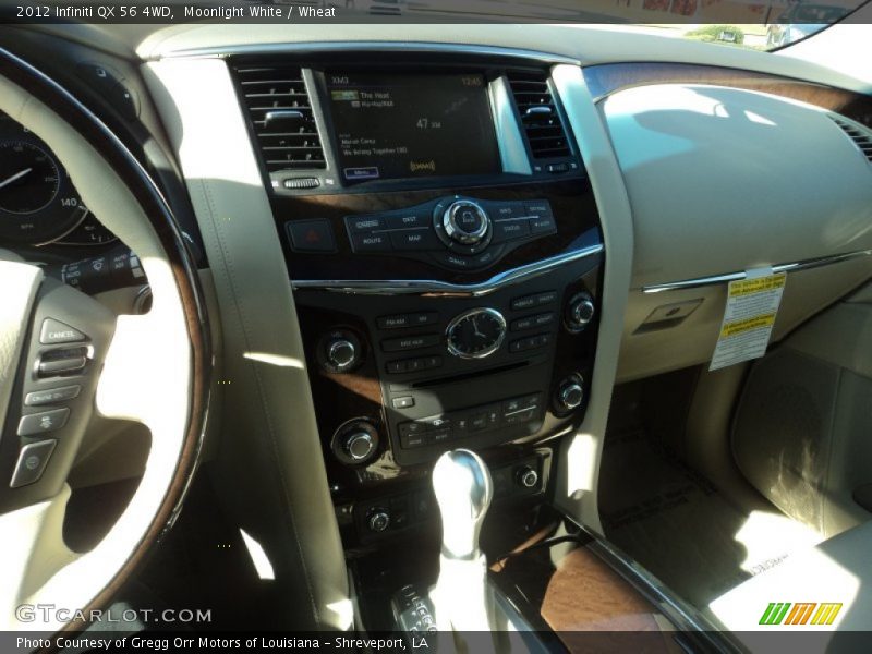 Moonlight White / Wheat 2012 Infiniti QX 56 4WD