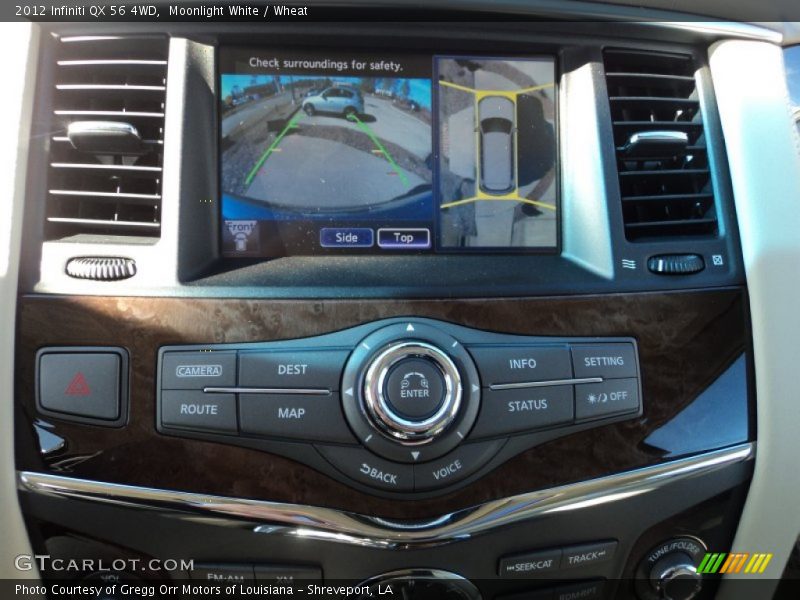 Moonlight White / Wheat 2012 Infiniti QX 56 4WD