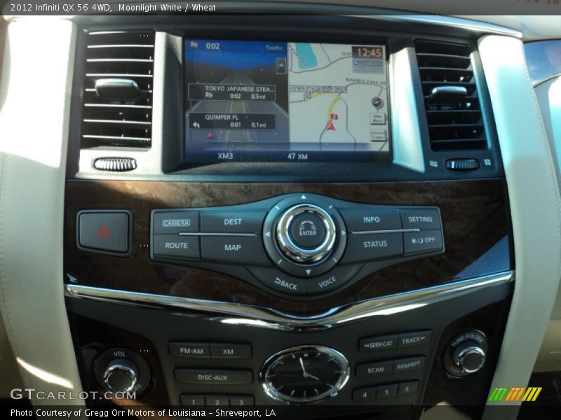 Moonlight White / Wheat 2012 Infiniti QX 56 4WD